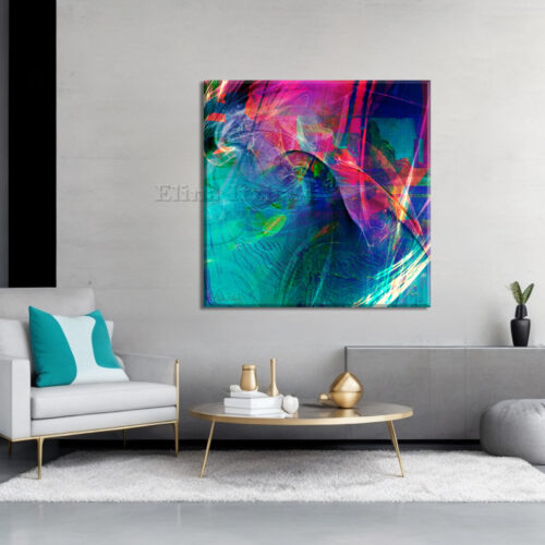 Abstract art , Home Decor, Art wall home decor, Gallery Canvas print, Original paintings, Colorful Wall Art, Large Wall Art - Image 4