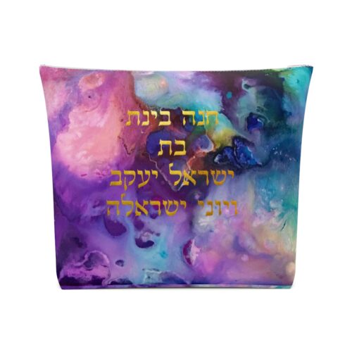 Personalized Cotton Bag for Tallit light scarf jewish prayer shawl, custom tallits for women & girls, tallit for bat mitzvah - Image 4