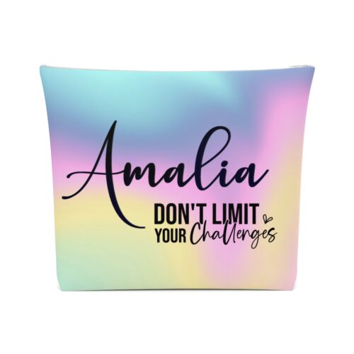 Personalized Cotton Cosmetic Bag, Custom Makeup Bag, Bride Toiletry Bag,  Bridesmaid Gifts,Wedding Gift, Travel Toiletry Bag