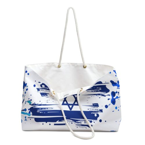 Israel Luggage Bag, Weekender Bag,fashion woman's bag,Costom Gift Ideas, Bag with strap,Personalized Bag, Custom Bag,Travel Bag - Image 4