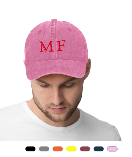 Unisex Vintage Embroidered Baseball Cap | with Initials | Personalized Cap | Custom Embroidery Design on Baseball Cap | Great Gift for him & her - Image 2