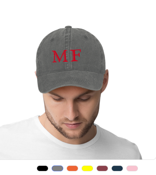 Unisex Vintage Embroidered Baseball Cap | with Initials | Personalized Cap | Custom Embroidery Design on Baseball Cap | Great Gift for him & her - Image 12