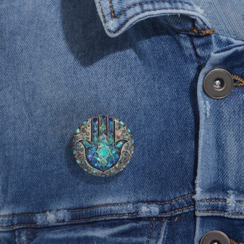 Brooch pin for scarf, shawl,  fashion woman's, fashion Accessories, Gifts, Housewarming Gifts,Handmade Jewelry, Hamsah - Image 5