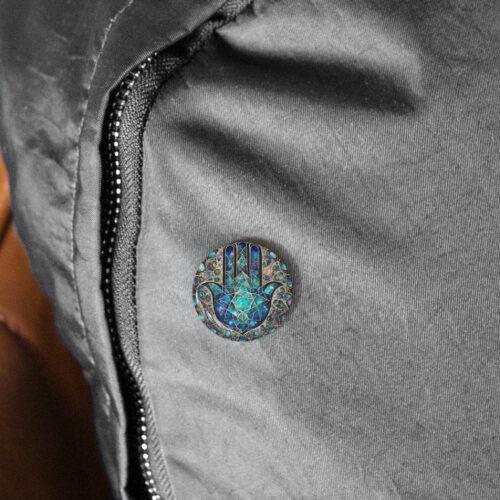 Brooch pin for scarf, shawl,  fashion woman's, fashion Accessories, Gifts, Housewarming Gifts,Handmade Jewelry, Hamsah - Image 6