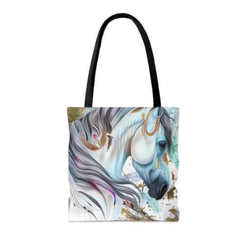 White horse,Animal Tote Bag, Aesthetic Totebag, Stylish Tote Bag,Bag for Men,Bag for Life,Bag for Women,Shopping Bag,Anniversary gift - Image 8