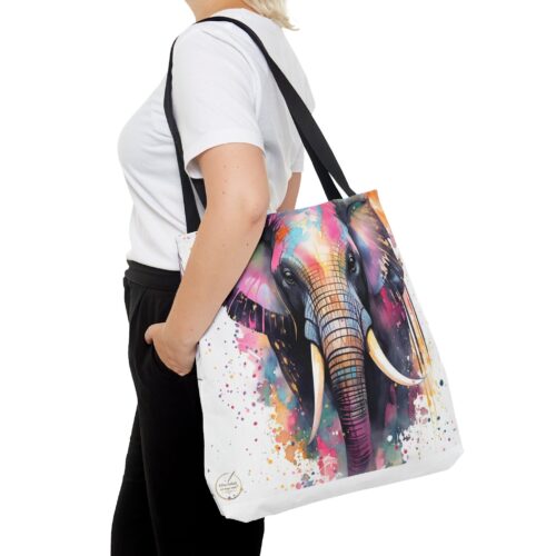 Elephant Tote Bag, Animal art, Aesthetic Totebag, Stylish Bag,Bag for Men,Bag for Life,Bag for Women,Shopping Bag, costum gift, Wild life - Image 6