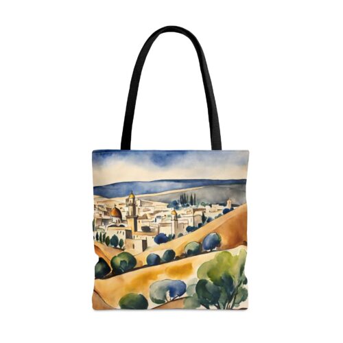 Jerusalem Tote Bag,Aesthetic Stylish Tote Bag,Bag for Men,Bag for Life,Bag for Women,Shopping Bag,Anniversary gift, Huge Tote,  Vacation Bag - Image 4