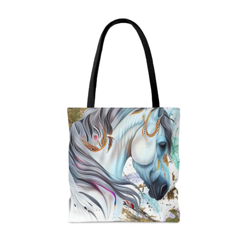 White horse,Animal Tote Bag, Aesthetic Totebag, Stylish Tote Bag,Bag for Men,Bag for Life,Bag for Women,Shopping Bag,Anniversary gift - Image 5