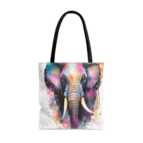Elephant Tote Bag, Animal art, Aesthetic Totebag, Stylish Bag,Bag for Men,Bag for Life,Bag for Women,Shopping Bag, costum gift, Wild life - Image 4
