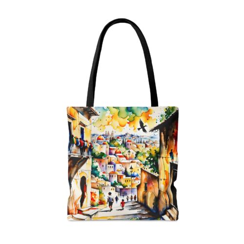 Jerusalem Tote Bag,Aesthetic Stylish Tote Bag,Bag for Men,Bag for Life,Bag for Women,Shopping Bag,Anniversary gift, Huge Tote,Vacation Bag - Image 5