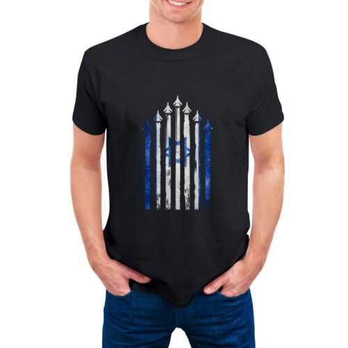 ISRAEL FLAG Air Force,Short Sleeve Tee,Cool Israel t-shirt, Gift T-shirts, Stand With Israel,Support Israel,Donate to Israel,Pray for Israel