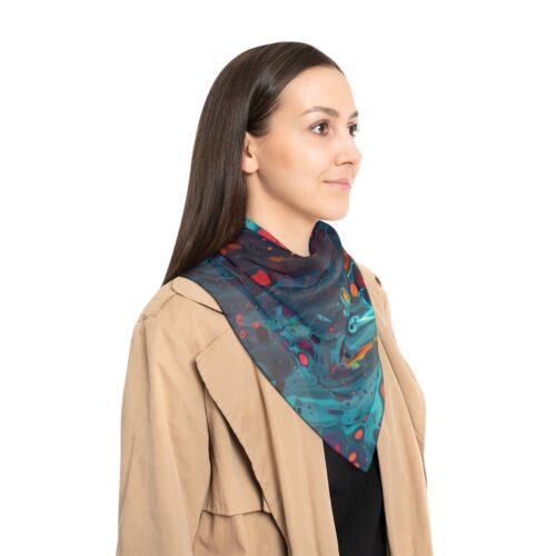 Bandana Hair Poly Scarf,Jewish Gift,Scarf for neck,Bat Mitzvah,Holiday Scarf,Holiday Gifts,Gifts for Wife,Gifts for Her,Bandanas for Her