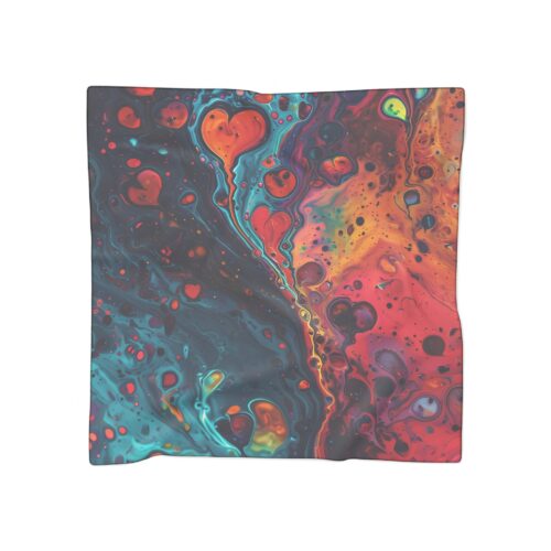 Bandana Hair Poly Scarf,Jewish Gift,Scarf for neck,Bat Mitzvah,Holiday Scarf,Holiday Gifts,Gifts for Wife,Gifts for Her,Bandanas for Her - Image 3