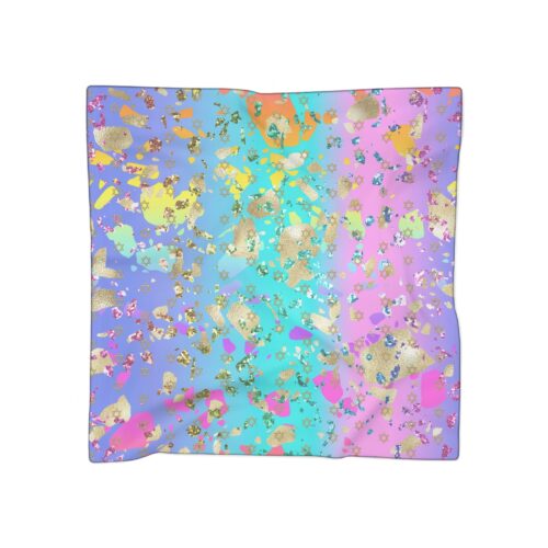 Bandana Hair Poly Scarf,Jewish Gift,Star of David,Bat Mitzvah,Holiday Scarf,Holiday Gifts,Gifts for Wife,Gifts for Her,Bandanas for Her - Image 5