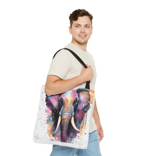 Elephant Tote Bag, Animal art, Aesthetic Totebag, Stylish Bag,Bag for Men,Bag for Life,Bag for Women,Shopping Bag, costum gift, Wild life