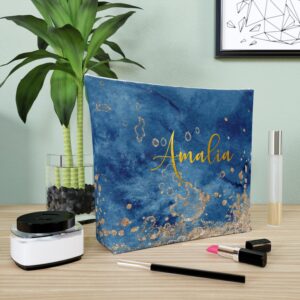 10 designs Personalized Cotton Cosmetic Bag,Custom Makeup Bag,Bride Toiletry Bag, Bridesmaid Gifts, Wedding Gift,Travel Toiletry Bag