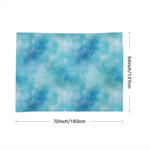 Boho Linen Tablecloth rectangle, Present for Holiday, Linen Table Cloth Furniture, Personalized Gifts, Art  Design, Custom text table cloth - Image 3