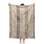 4 sizes Boho Chic Ethnic Warm Personalized Blanket,Customizable Throw Name Blanket,Custom Name, Birthdays Gift /Holidays Gifts,Romantic Lace