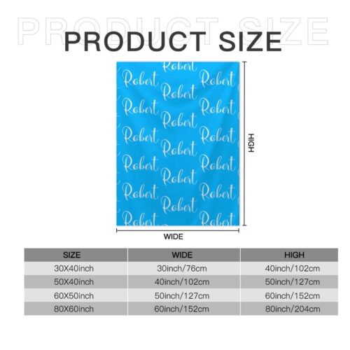 4 sizes + countless colors Warm Personalized Name Blanket,Customizable Throw Name Blanket,Custom Nursery or Grandma Name, Birthdays/Holidays - Image 7