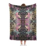 Gothic Lace 4 sizes Boho Chic Ethnic Warm Personalized Blanket,Customizable Throw Name Blanket,Custom Name, Birthdays Gift / Holidays Gifts